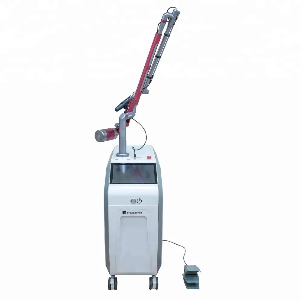 Sincoheren picosecnd laser skin rejuvenation tattoo removal q switched Nd yag laser machine factory price