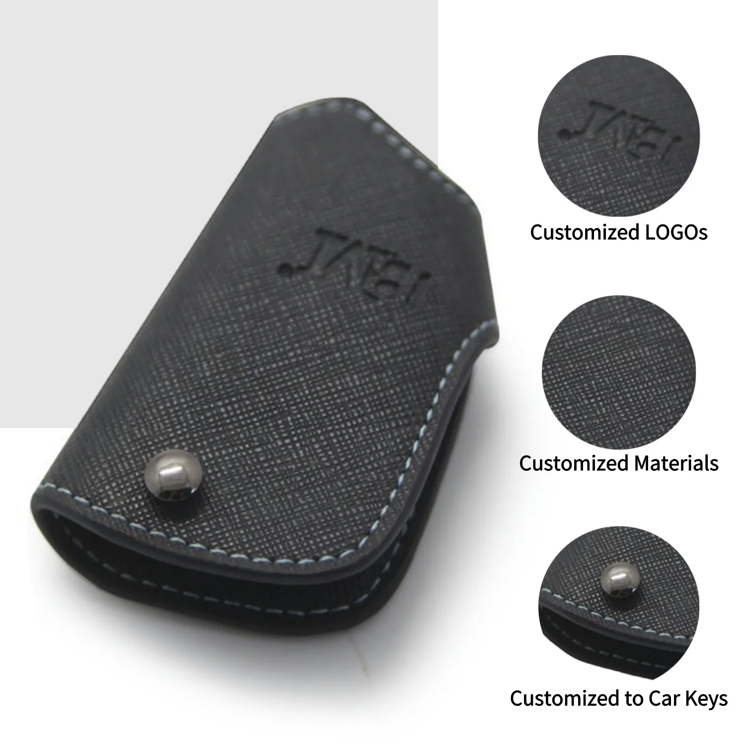 Custom Design Luxury Car Key Case Accessories For BMW holder Key Wallet car key cover leather