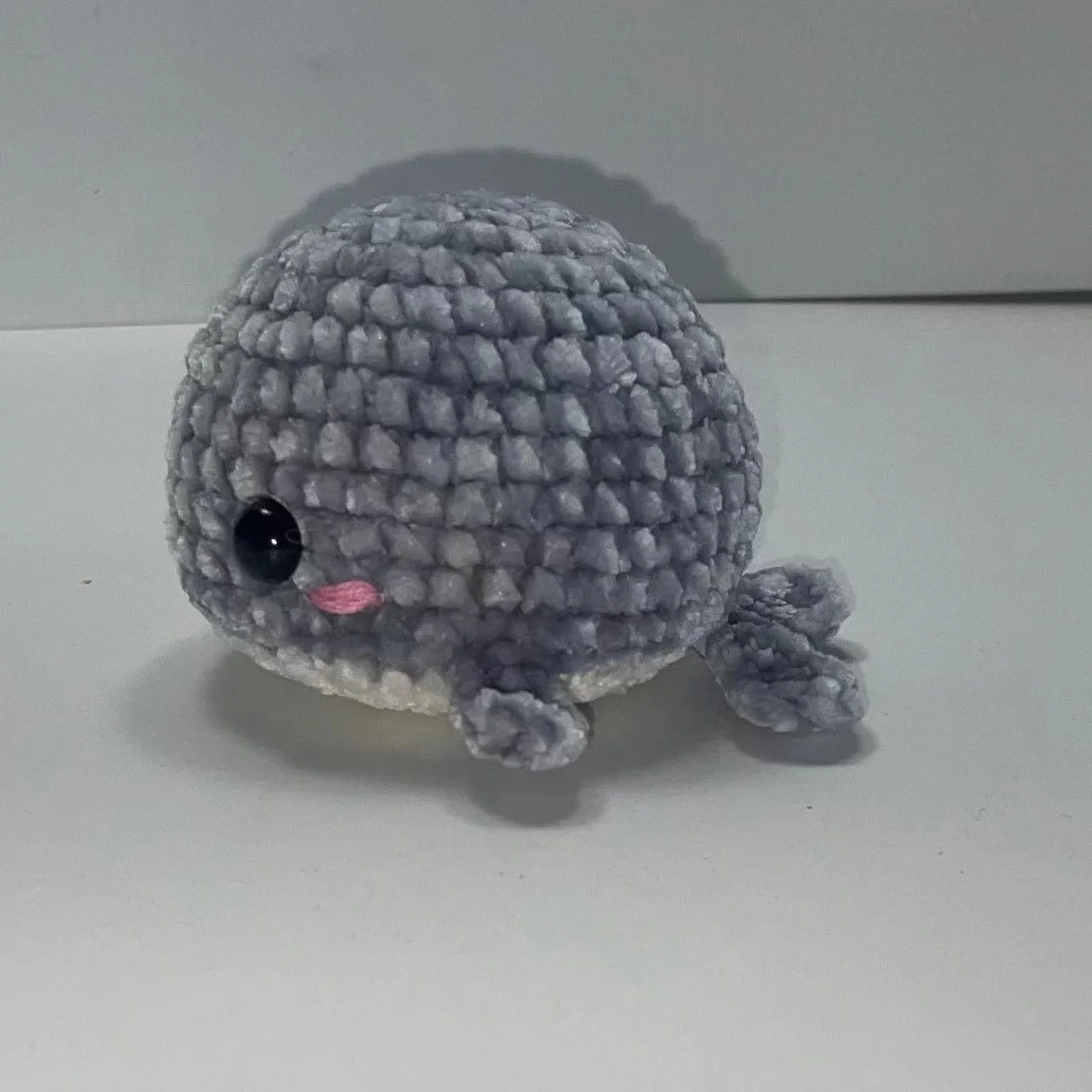 Plush Sea Animals Crochet Fluffy Thick Yarn Whale Amigurumi Toys