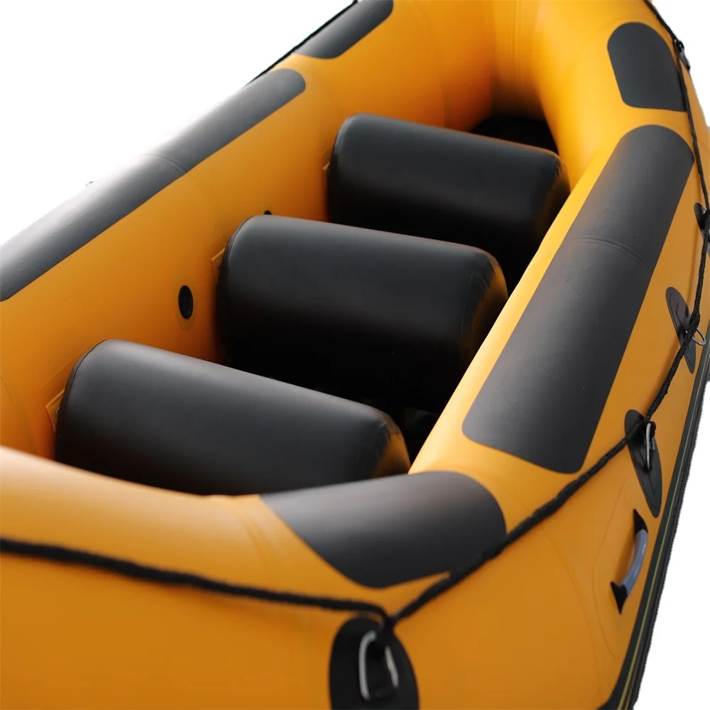 2025 Hot Sale Chinese Manufactory Rafting Boats Inflatable Rowing Boat Oars Fishing