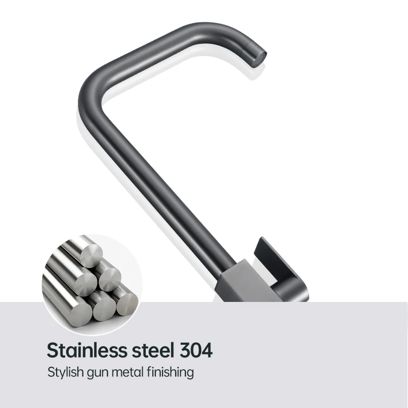 Single Handle Pull-out 1 Hole Lead Free Chrome Kitchen Sink Faucet with Sprayer