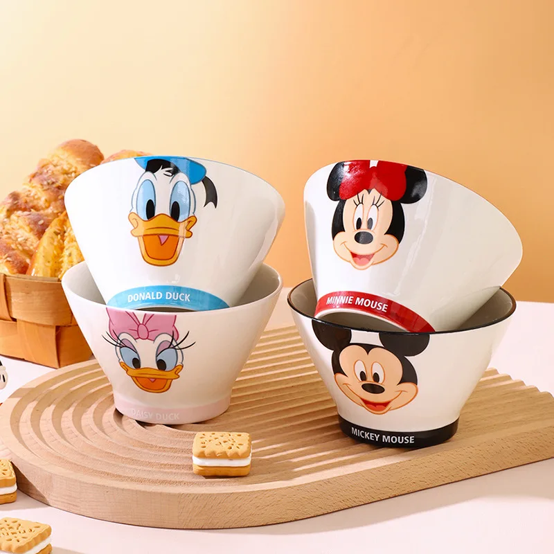 MAIMAI bowl Cartoon tablewares Kids dinnerware dining ware Deep Bowl for children Mickey 3D shaped small