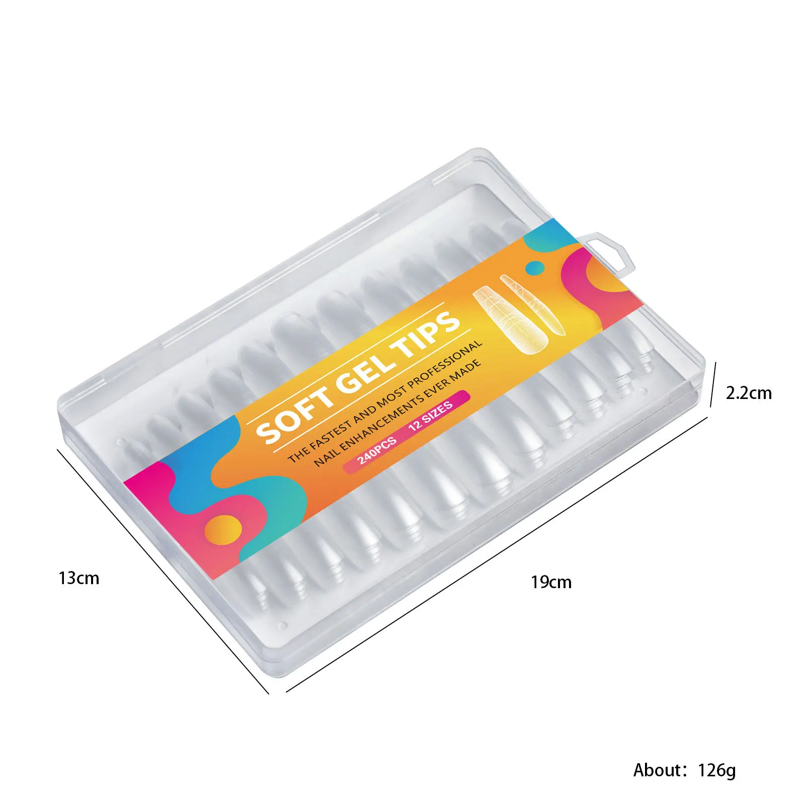 New Ultra-Thin Invisible Scale Line Nail Tips with No Carving or Grinding Required Full and Half Stick Nail Extension Strips