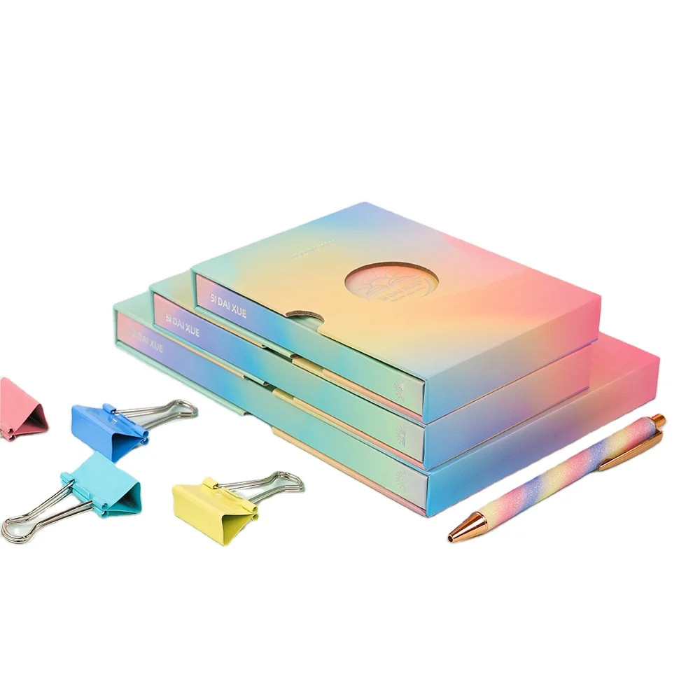 Notebook circle School notebook gift set spiral Notebook