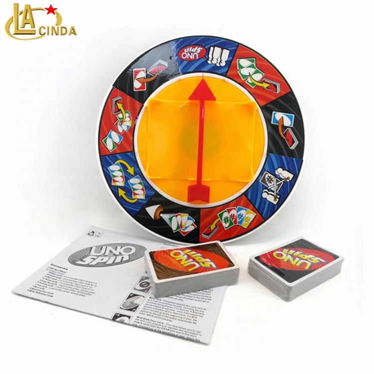 Intelligence game and Brain toys U N O play card game for Adults with children