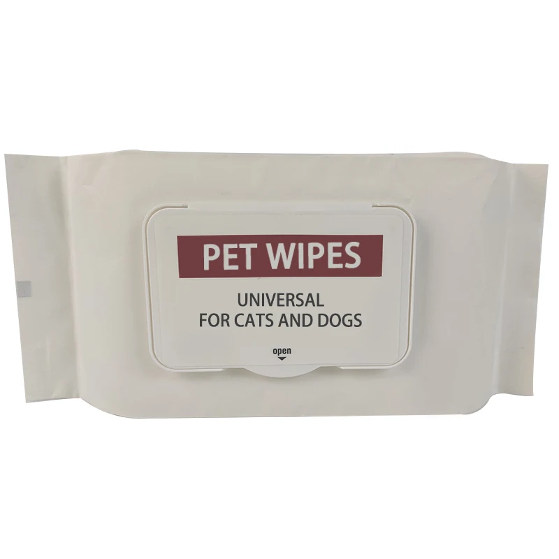 Customized Bamboo Pet Wipes Organic Private Label Pet Soft Ear And Eye Daily Cleaning Pet Wipes