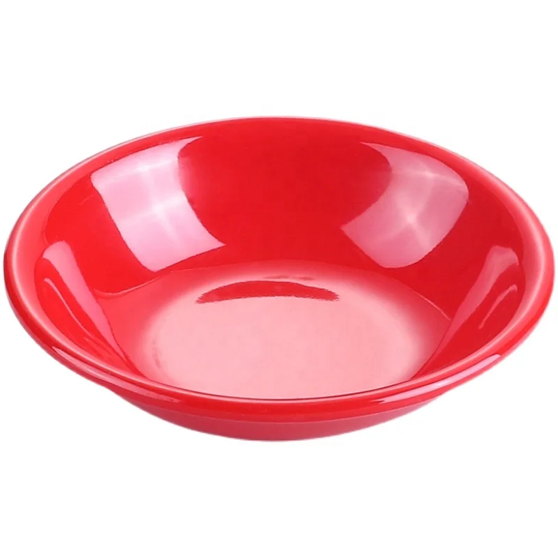 Wholesale Seasoning dipping dish white melamine Japanese sushi soy sauce dish