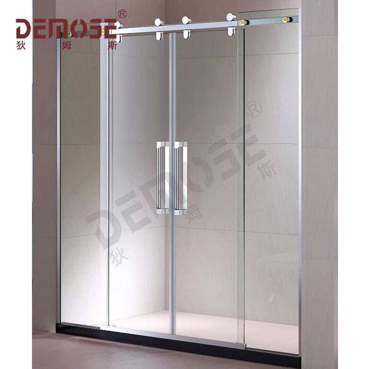 
shower door stained glass/exterior sliding glass door/glass bathtub door 
