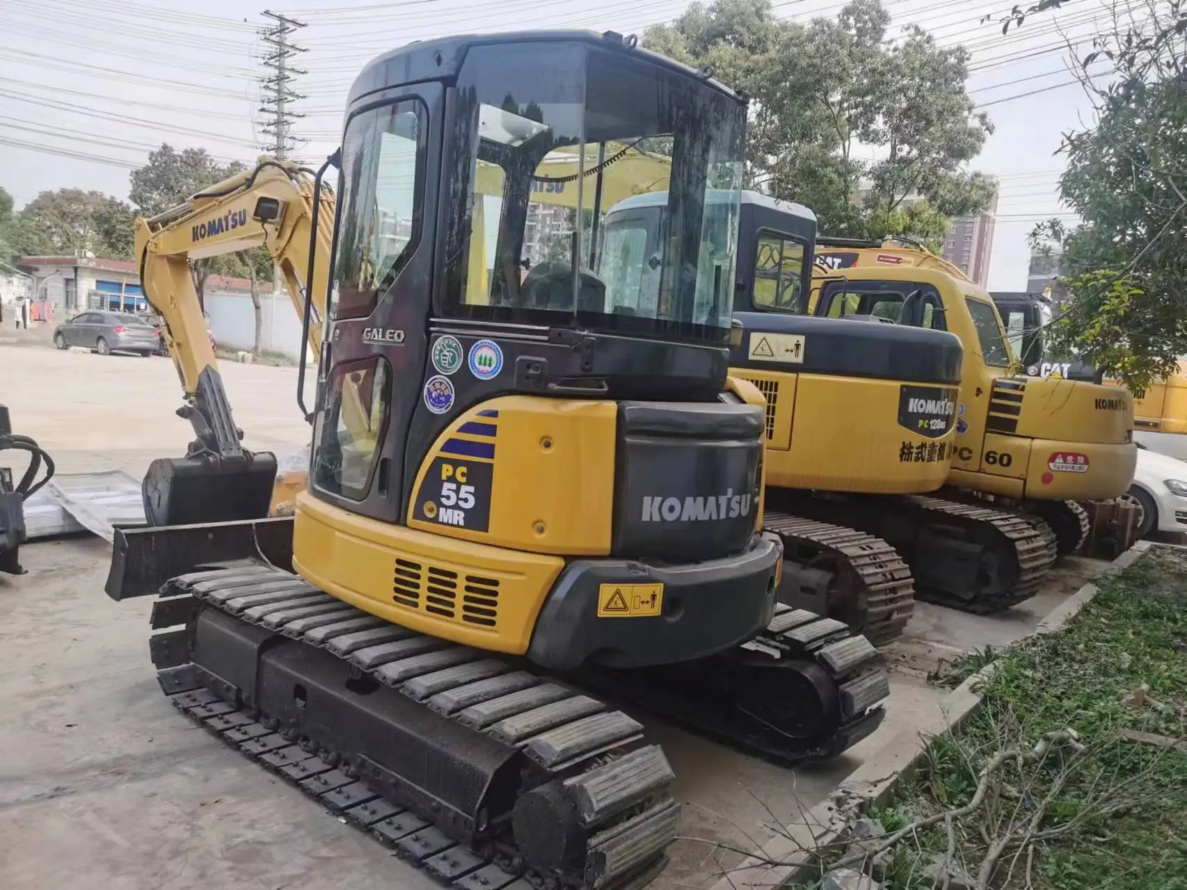 Бренд Komatsu б/у мини-экскаватор PC55 PC35 PC60 5 тонн экскаваторы