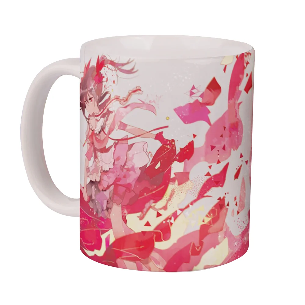 
sublimation custom logo print ceramic drinking mugs cartoon creative coffee mug 