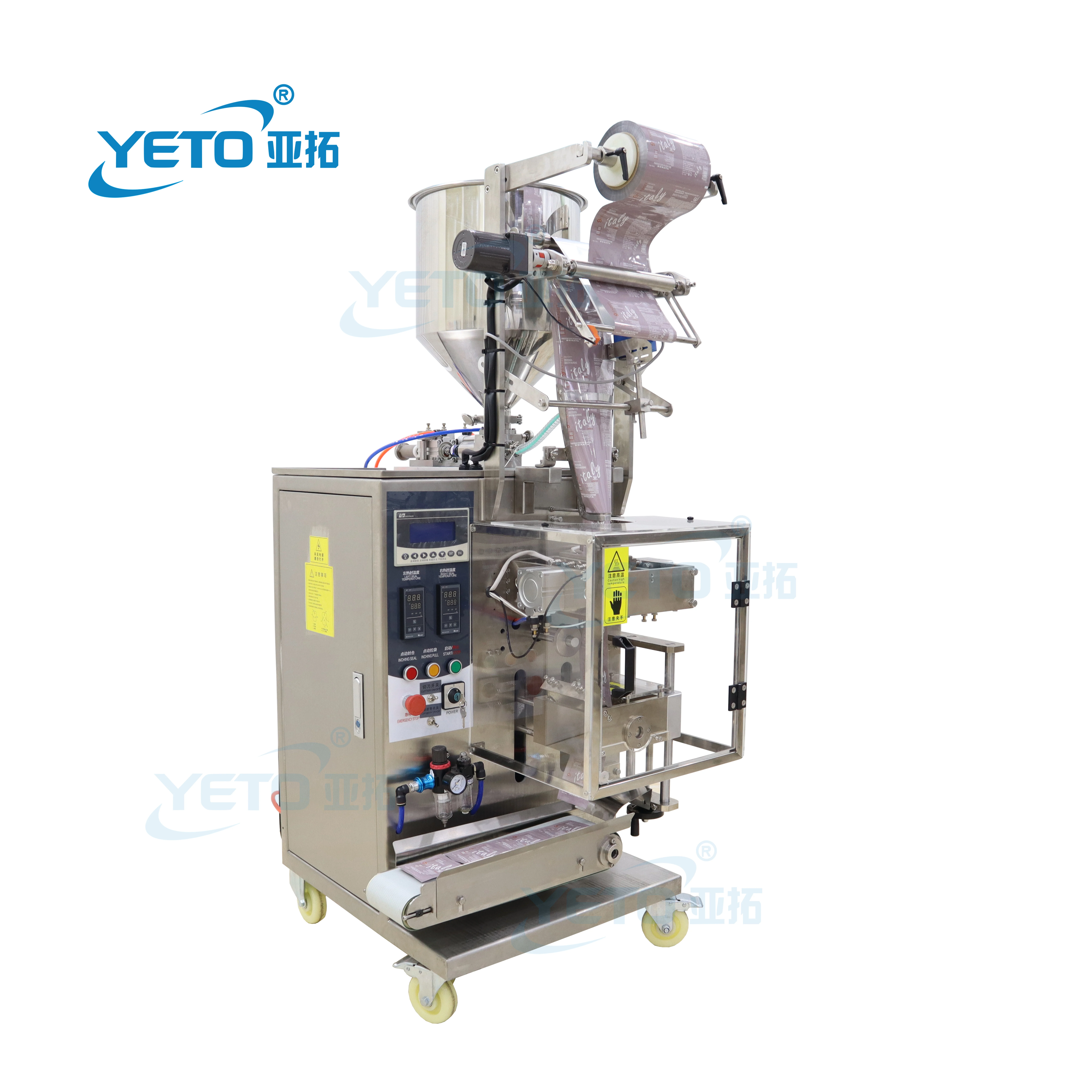 Shampoo Cosmetic Cream Tomato Sauce Paste Gel Soap Essential Oil Sachet Filling 3/4 Sides Sealing Packing Machine Price