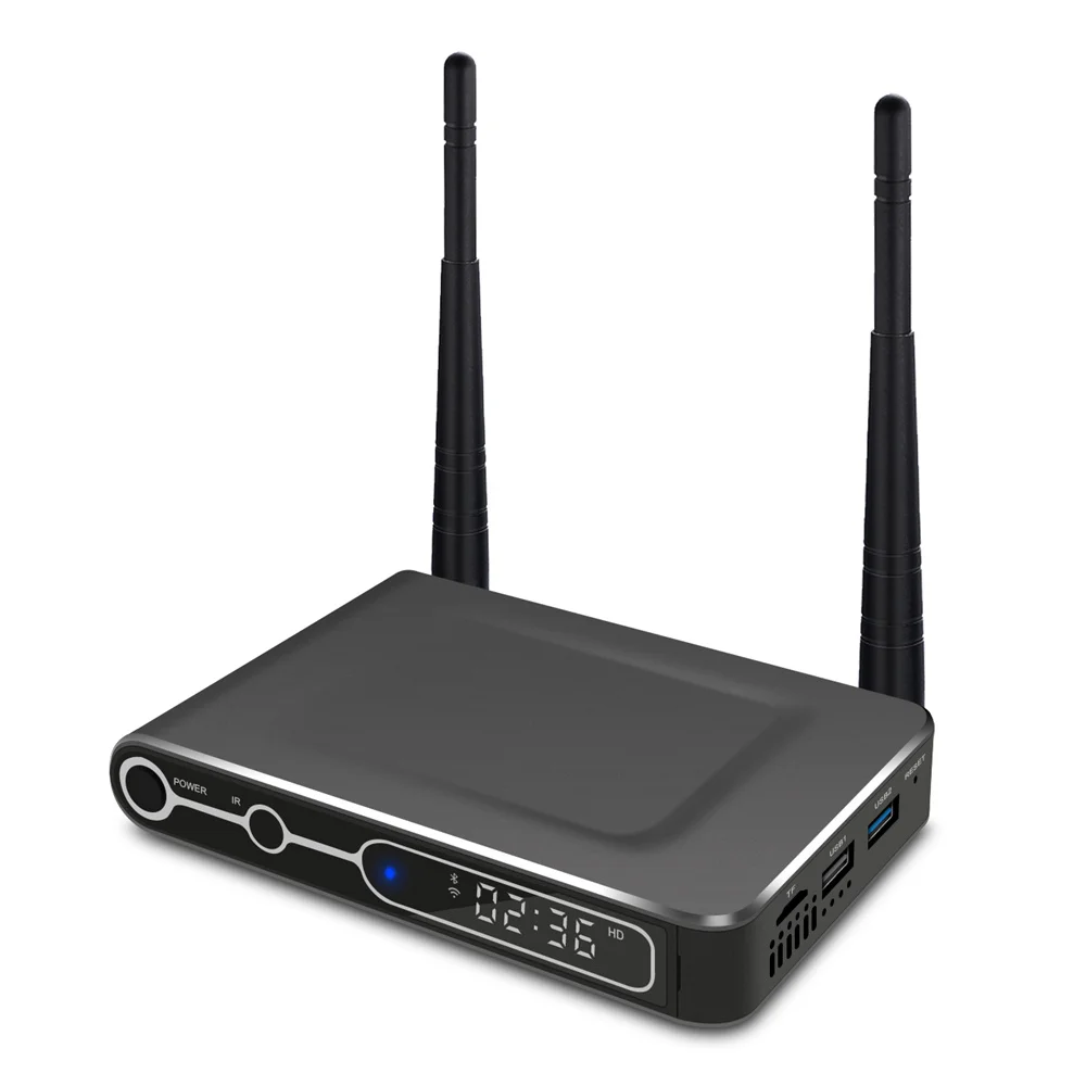 Most powerful CPU Amlogic S922X RTC android digital signage media player OTT IPTV STB box for real estate arena Advertising