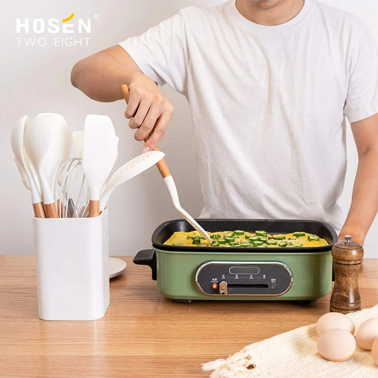 High Quality Silicone Cooking Sets Widely Use Kitchden Spatula Spoon Accessories Hot Sell Cooking Tools Kitchenware Sets