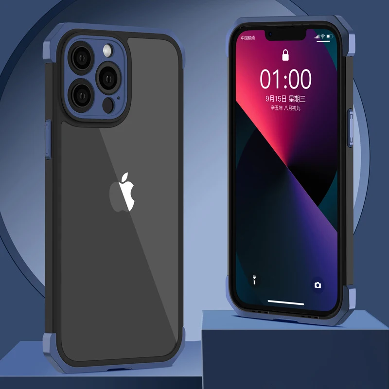 Pre-sale New Design Fashion 4 Corners Anti Fall Mobile Phone Case With Sound Hole For Iphone 13 And 13 Pro Max