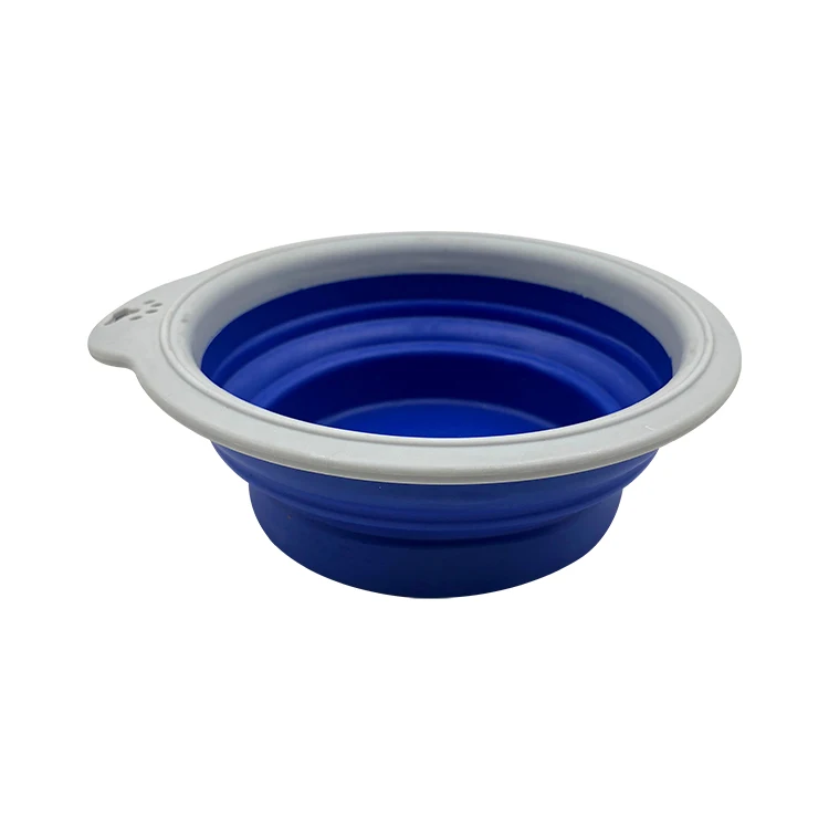 2022 new arrivals customized pet folding single ear big bowl pet bowl for dog cat