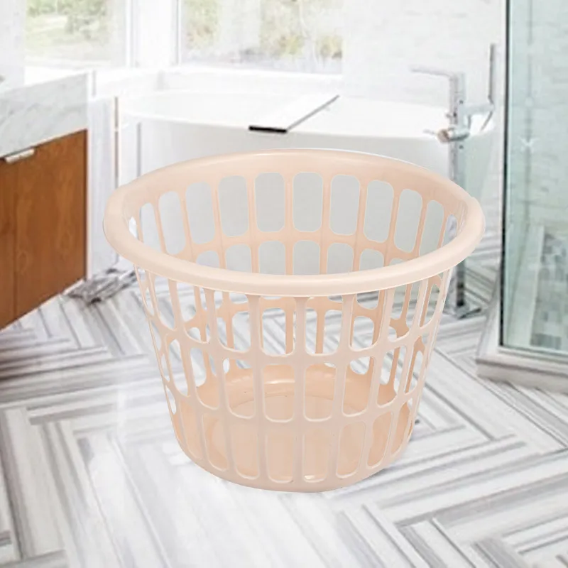 Wholesale Plastic Laundry Products Colored Laundry Basket Dirty Clothes Organizer Plastic Storage Basket