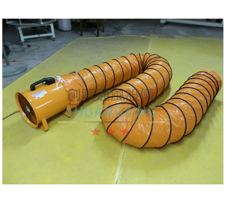 100 мм гибкий шланг из ПВХ, промышленные вентиляторы с канальной линией