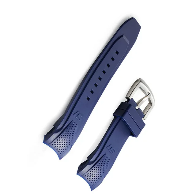 
Reef Tiger Black Orange Green Rubber Watchband Blue Rubber Watch Strap with Buckle Men Sport Watch Band RGA3063 