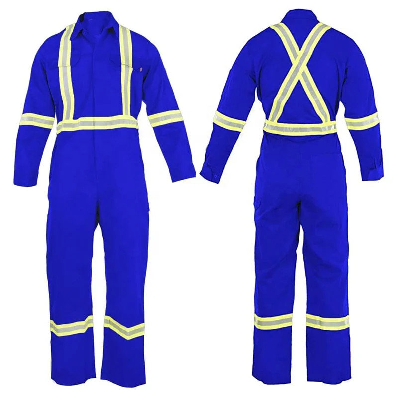 Factory Sales Manufacturer China Flame Resistant Workwear FR Arc Flash 12 Cal Hi Vis Coverall