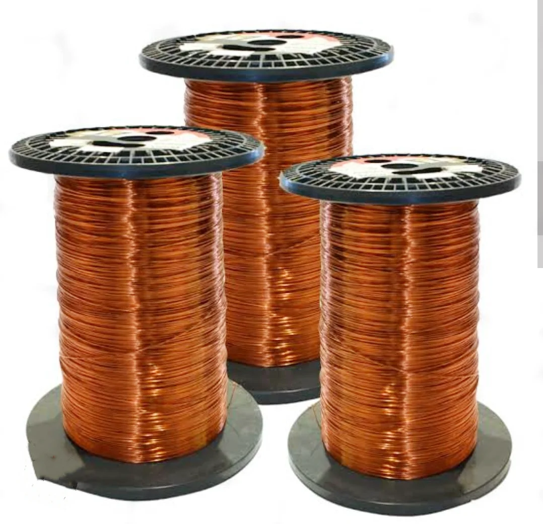 QZ-1/130 Enameled Copper Wire Insulated Coiled Magnetic Wires for Rewinder Motors Fan Motors