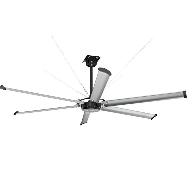 2023 4.5m 15 ft 1.1 kw New Style psms HVLS Fan Natural Cool Air Ventilation Warehouse Workshop Big Ceiling Fan for factory