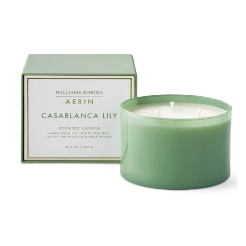 Scented candles gift set natural soy,Custom-made luxury two-core beeswax soy candles in stained glass jars