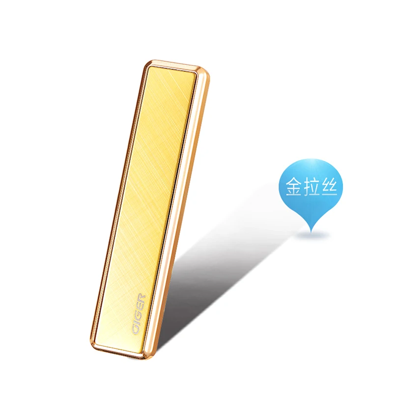 YQ016 Electronic USB Rechargeable Cigarette Lighter flame less safety lighter small type easy to take
