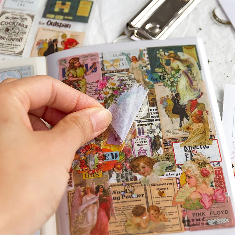 20Pcs Diary Sticker Scrapbooking  Chronicle Appreciation Serie Japanese Junk Journal Kawaii Decorative Stationery Craft Sticker