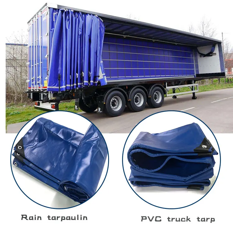 Litong Wholesale high quality pvc tarpaulin truck cover truck side curtain pvc rainproof tarpaulin for the trailer