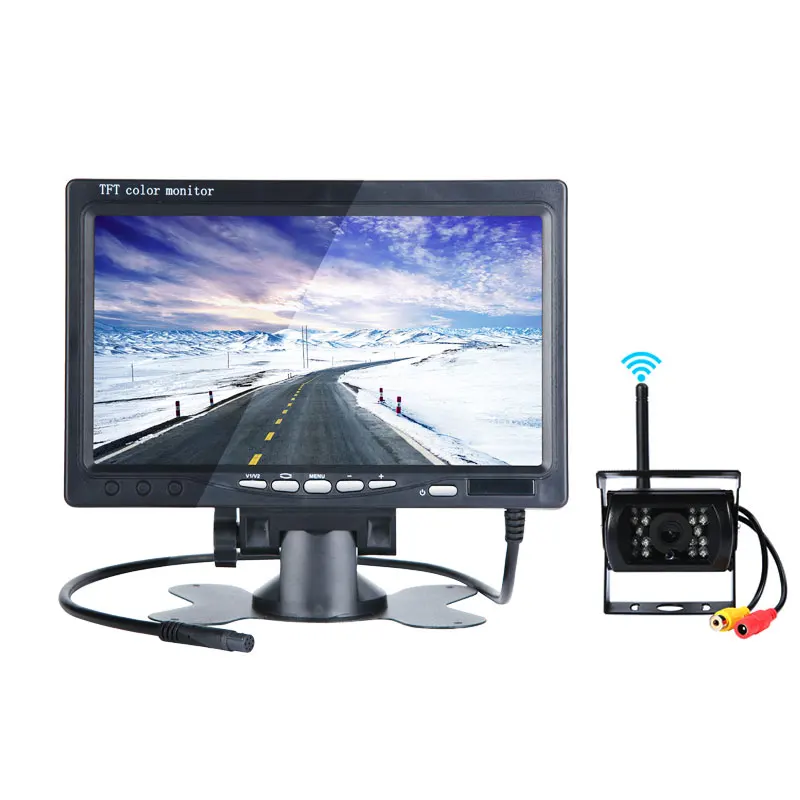 Maustor OEM грузовик Dash Cam 1080P приборной панели Wi-Fi 7 дюймов беспроводной автомобиля HD дисплей 12-24V Автомобильный видеорегистратор автобуса может передние и задние DashCam