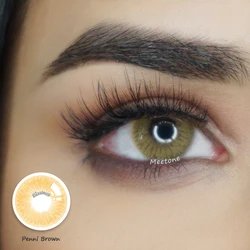 Private label Meetone Penni bright colors cosmetic pupilentes soft color contact lens