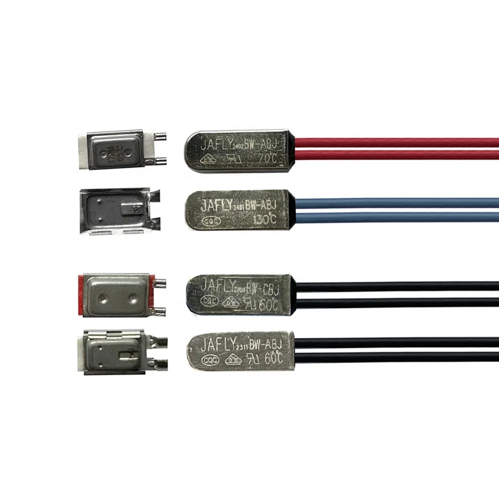 JIHUI Overload temperature Protector circuit breaker thermal switch thermostat for motor protector