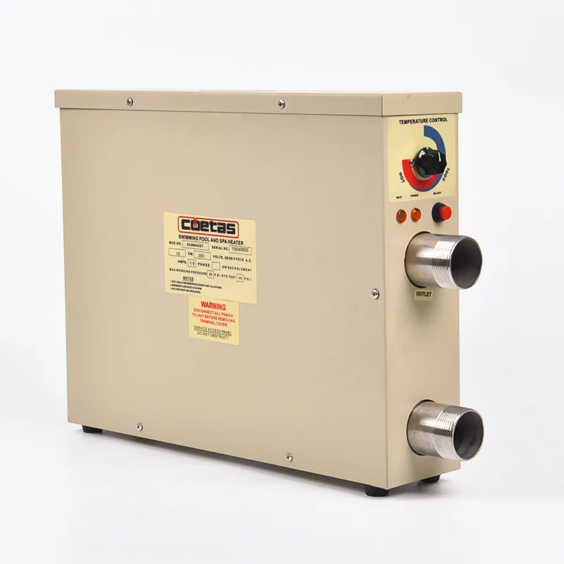 Above ground spa swimming pool water heater pump heating system 220v 380v electric spa pool heater