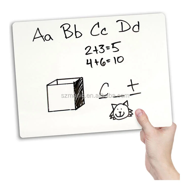 9x12 Inches White Learning Dry Erase Lapboard Class Pack with 12 Each for Students Learning Pad for Kids