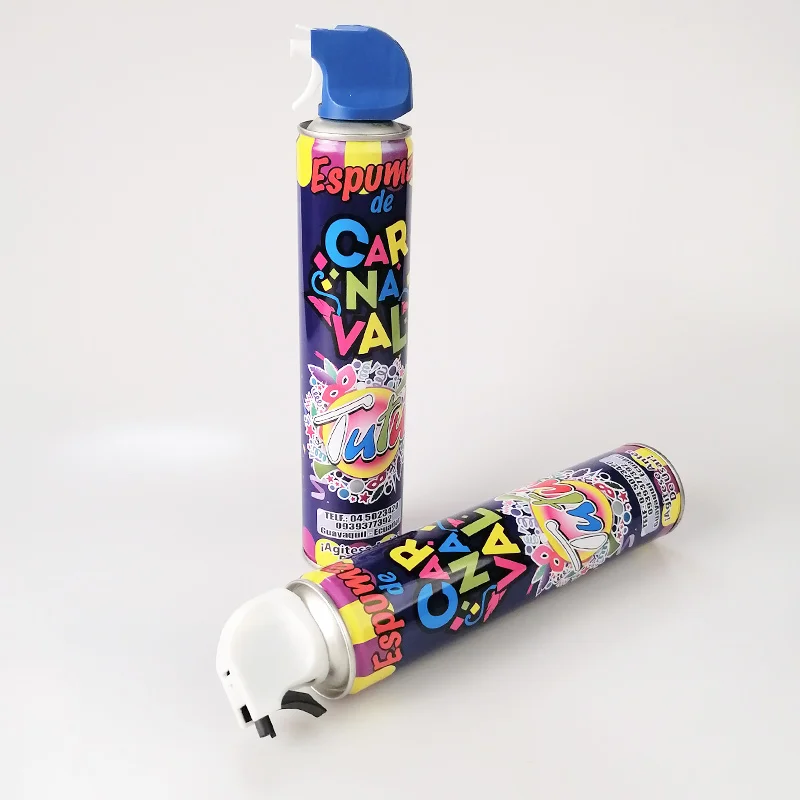 Custom 540ml Party Espuma De Nieve Carnaval Snow Foam Spray