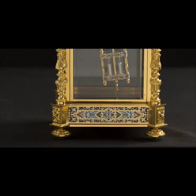 High-end classic antique decorative floor-to-ceiling household living room bronze bell luxury independent clock