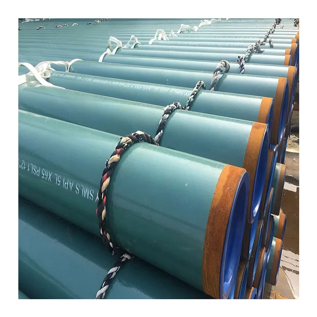 API 5L Chinese Top 5 Steel Pipe Manufacturer Fusion Bonded Epoxy Resin Coating 24 Inch FBE Coated Steel  Pipe