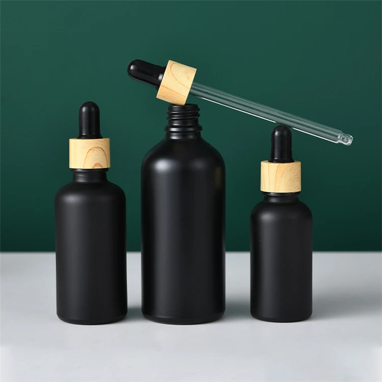 competitive price 10ml 30ml 50 ml 60 ml 100ml glass serum hair oil bottle with dropper pipette