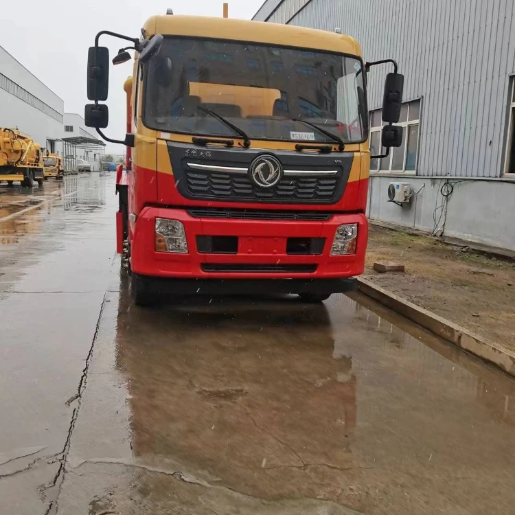 High-quality  Dongfeng 14 cbm sewage suction trucks with jetting  vacuum pump  truck septic  truck vehicle