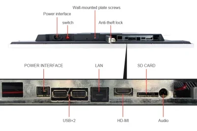 Machine New Design And Displays Touch Tablet Pc Players Advertisement Player Advertising Screens Digital Signage Indoor