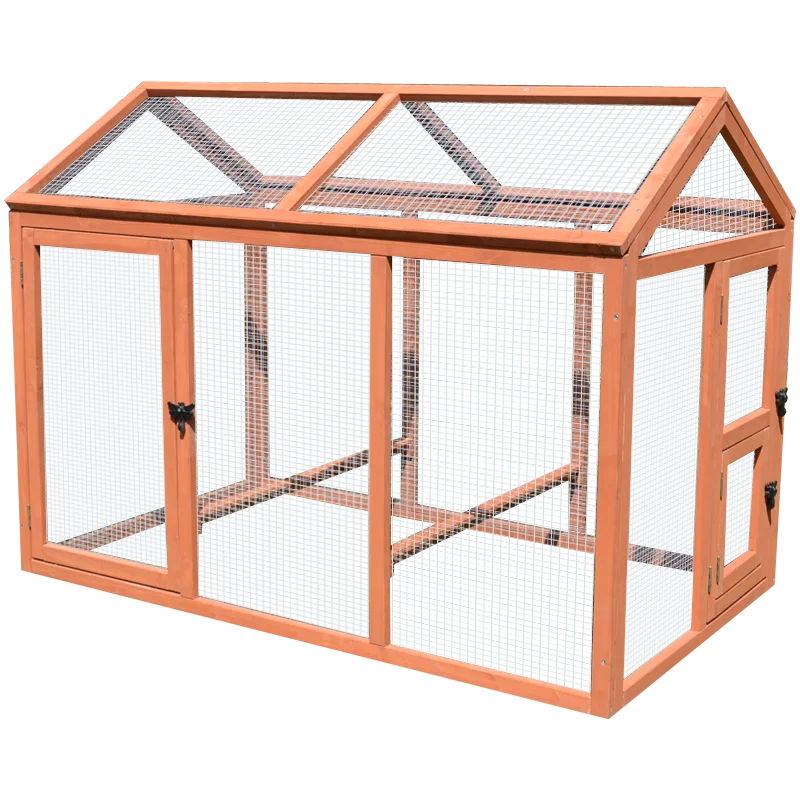 Wholesale Wooden Chicken Coop Cage Large Hen House easy clean outdoor Pet Cage