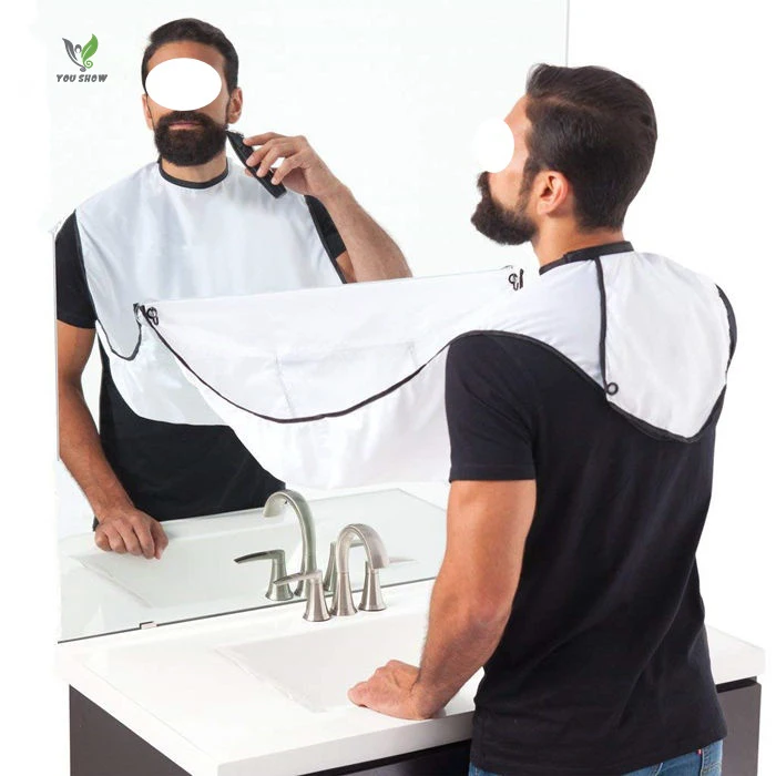 Waterproof Shaving Apron Beard Shaving Apron Care Bib Face Shaved Hair Adult Bibs Shaver Cleaning Hairdresser