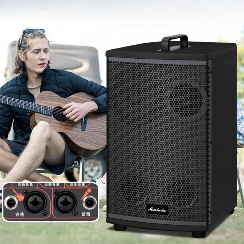 Hot Sale 2023 Outdoor Party Md-6 Bluetooth Professional Smart Portable Speakers For Outdoor Use With Microphone