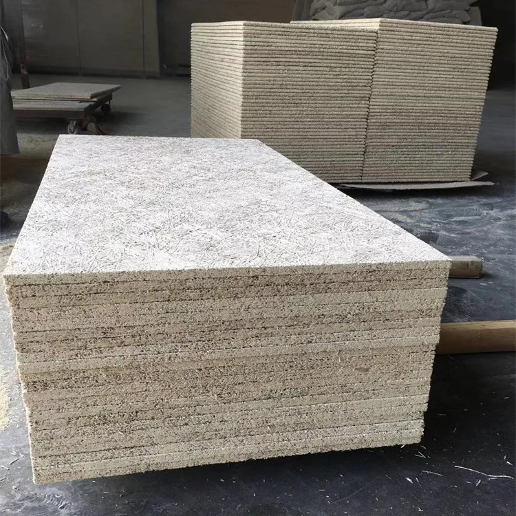 15Mm Thick Wood Wool Cement Board School Wood Fiber Acoustic Panel Cinema Soundproof Material For Interior Decoration