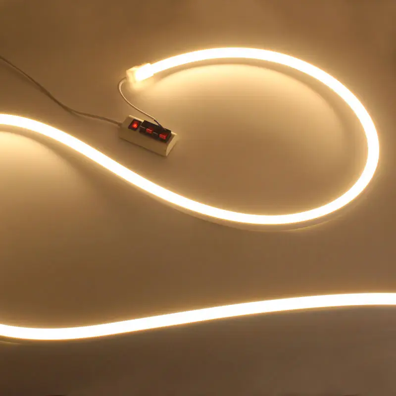 Recessed Neon Silicone Rubber Tube Flexible Silicon Cover Rope Channel for Ribbon Led Strip Light