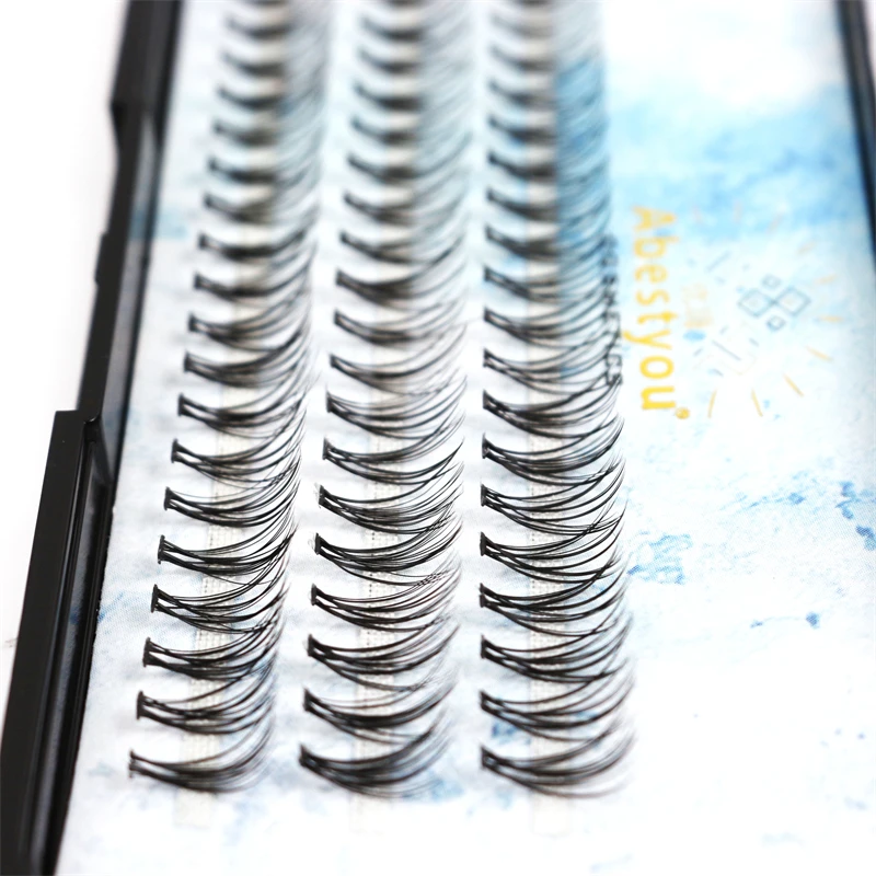 Abestyou Individual Eyelash Russia Volume Eyelash Premade Fan False Mink Eyelash Mkae Up Tool