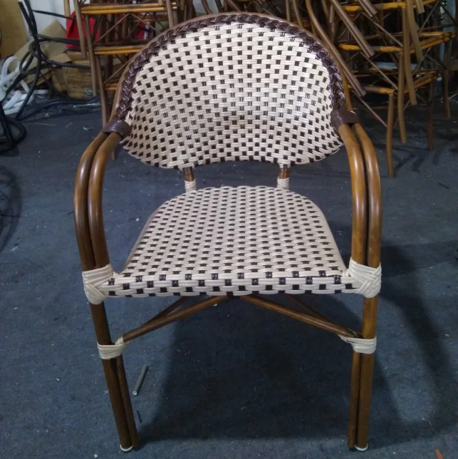 Rattan Chair Furniture Chairs and Patio Patio Outdoor Modern Aluminum Metal Garden Yard Rattan Chair