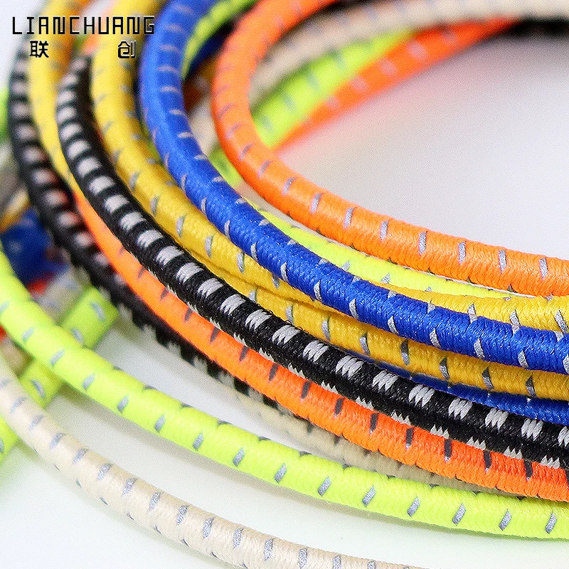 Factory Wholesale1.5mm 2mm 2.5mm 3mm 3.5mm 4mm 5mm  Strong Stretch  Braided Round  Elastic cord