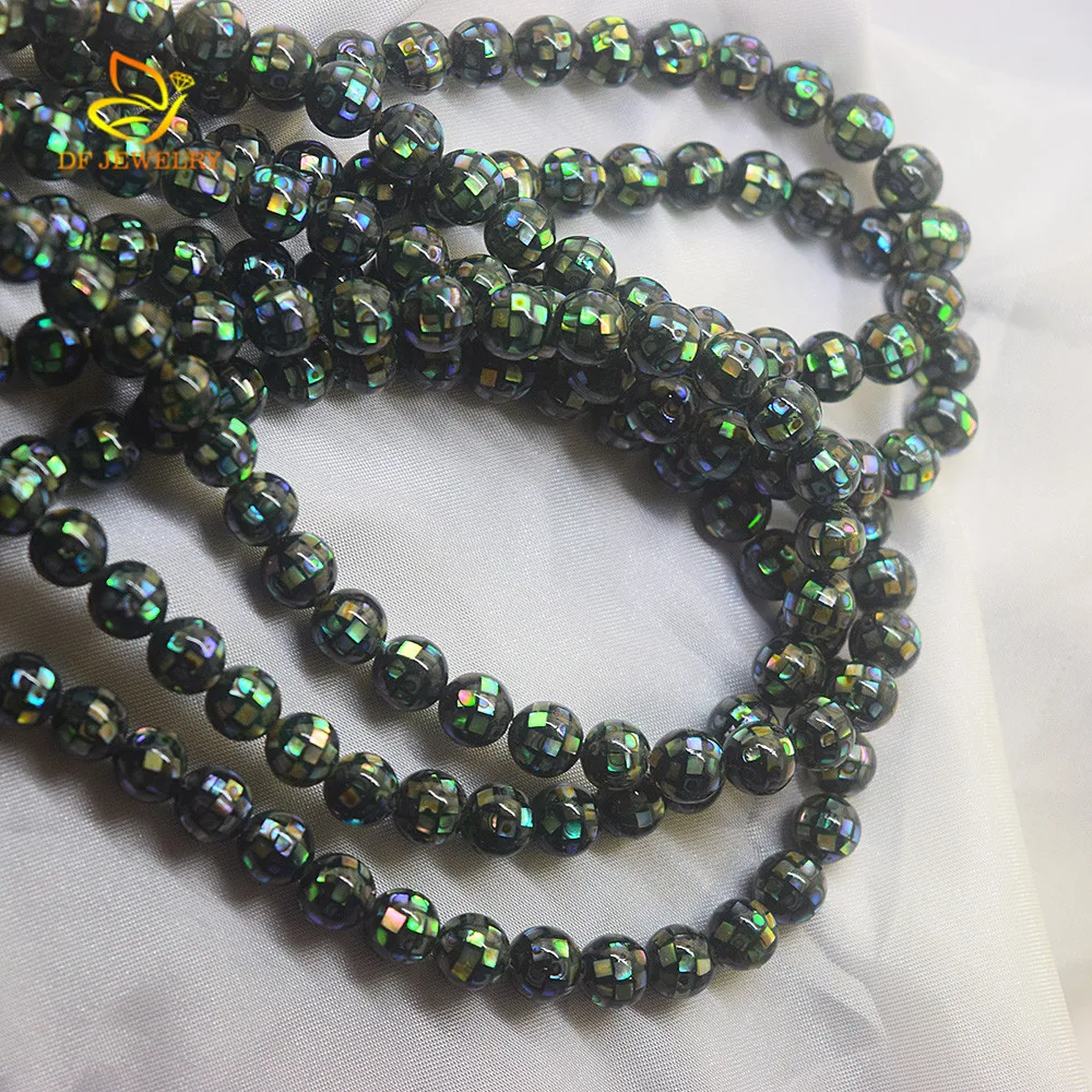 Wholesale Natural Abalone Shell Mosaic Beads