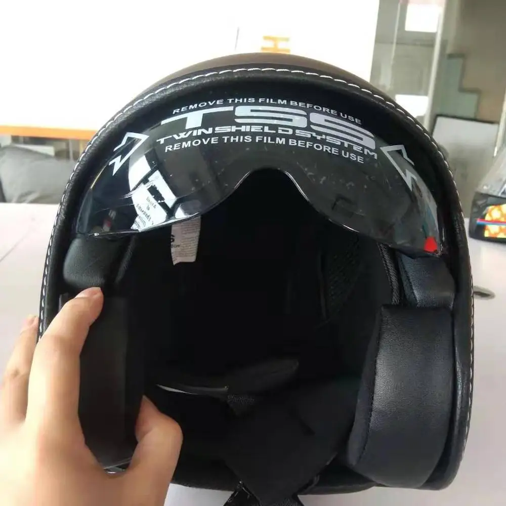 Коврик коричневый 818 полулицевой точечный сертификат высокого качества мотоциклетный шлем